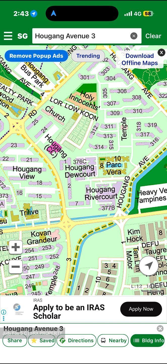 Blk 1 Hougang Avenue 3 (Hougang), HDB 5 Rooms #618935581